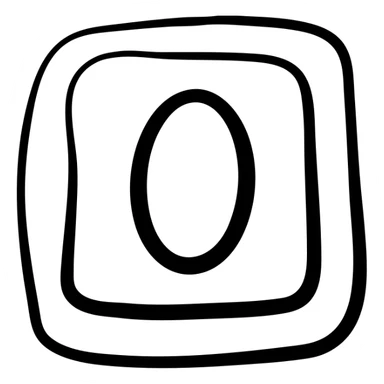 Number 0 keycap, keyboard button with the digit zero sticker