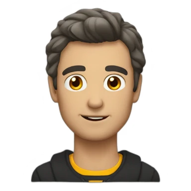 Homme chauve sticker