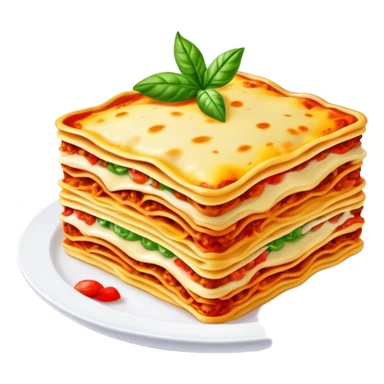Lasagne in miami sticker