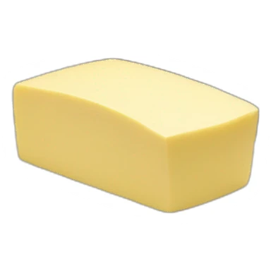 Butter with a title under it that says butter sticker