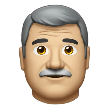 Jean-Marie Bigard fat sticker