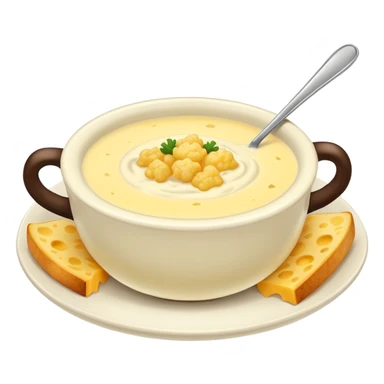 Califlower and cheese soup sticker