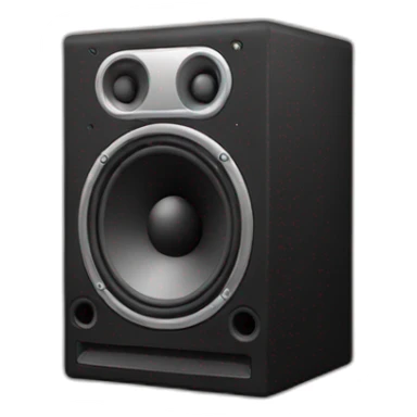 lower volume music speaker sticker