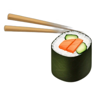 Chopsticks sushi sticker