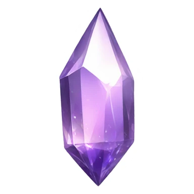Shiny sparkly glass crystal shard sticker