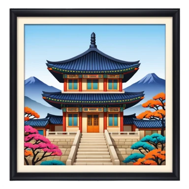 korean culture sticker