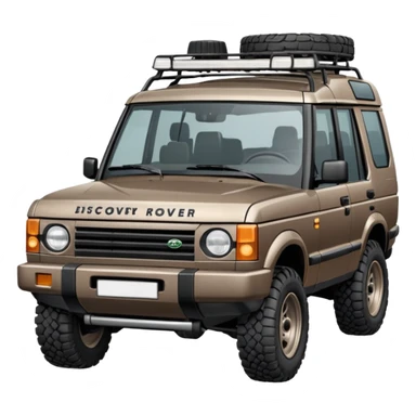 Grey-brown Land Rover Discovery sticker