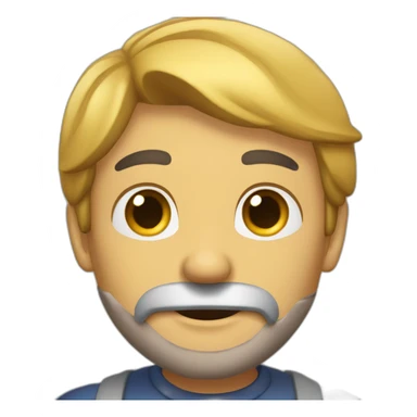 Calvo con gesto de sorpresa sticker