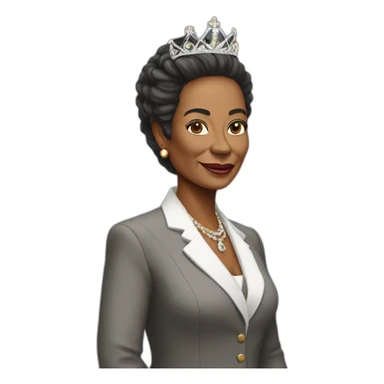 president of floptropica queen deborah ali williams sticker