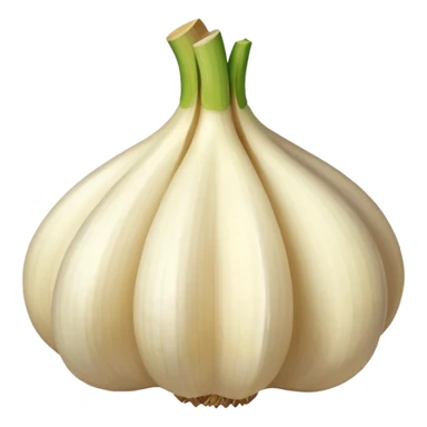 minced garlic emoji - garlic clove with cubed garlic sticker