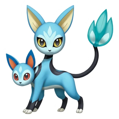 Meloetta-Dewott-Nargacuga-Pokémon-Fakémon-fusion-hybrid-creature sticker