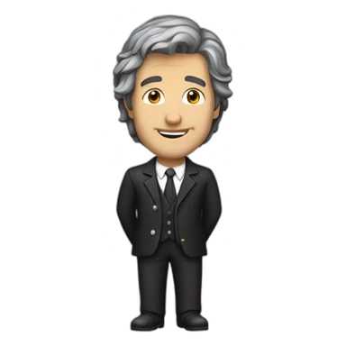 Christian clavier sticker