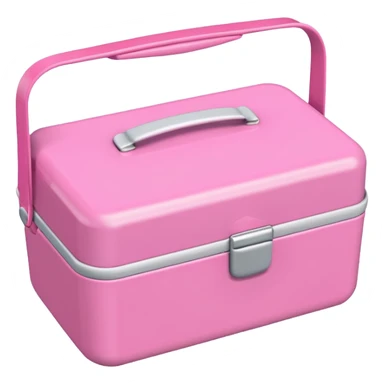 Cute pink lunchbox emoji sticker