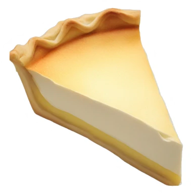 Ricotta pie on a plate sticker