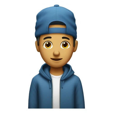 Un garçon qui est content sticker