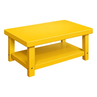 yellow coffe table
 sticker