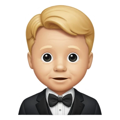 Mickey Rooney with suit with bow tie sticker