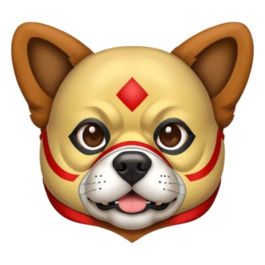 Dog as Luchador sticker