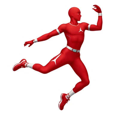 Jordan jump man logo sticker