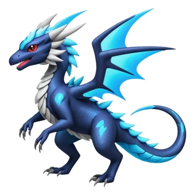 Neon Vibrant Pulsating Trail-glowing Chromatic Trico-Kyurem-Absol-Salamence-Salandit-Silvally-fusion-hybrid sticker