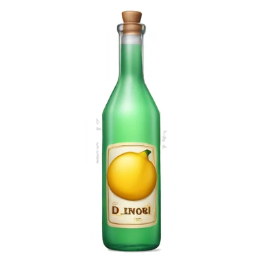 Long cylndrical tequila blanco bottle sticker