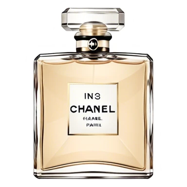 Beige Chanel parfum  sticker