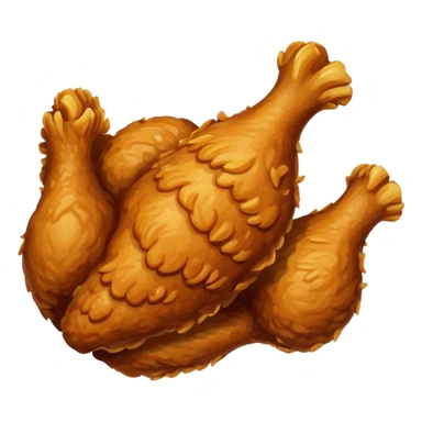 fried chicken sticker