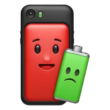 I want a emoji of low battery ang high battery sticker