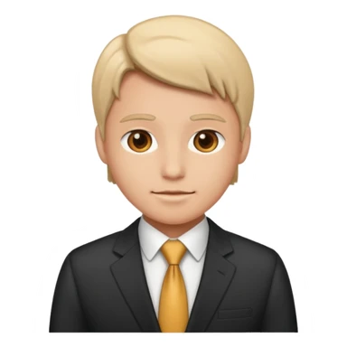 Business suit sticker