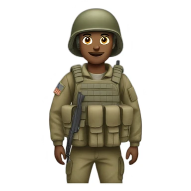 soldier in Israel Defence Forse   sticker