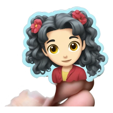 Arrietty hair pin sticker