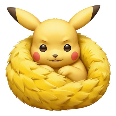 Pikachu dormido sticker