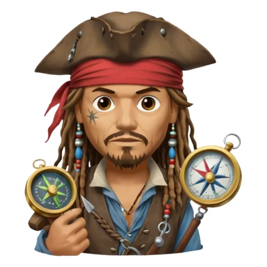captain jack sparrow sticker