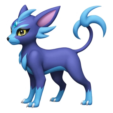 Luxray-Absol-Noibat-Dewott-fusion sticker