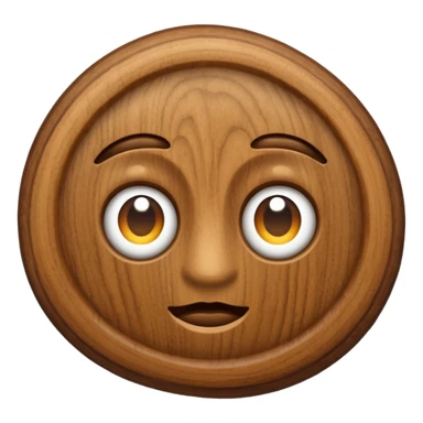 a walnut without face sticker
