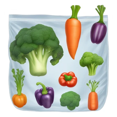 vegetable in a bag sticker