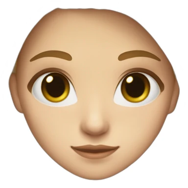 16-year-old Argentine girl with white skin. Rounded face, hair with a light brown heart-shaped entrance. Honey eyes a green/honey sticker