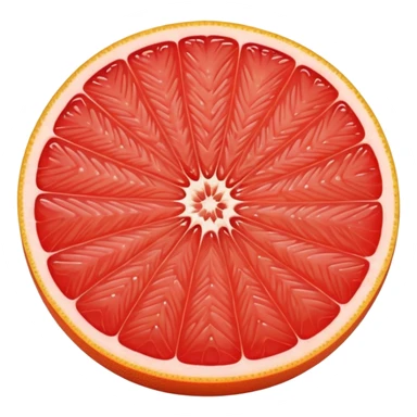 red grapefruit sticker