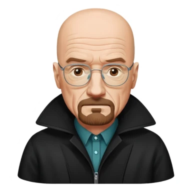 Walter white in coat  sticker