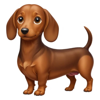 Wiener dog sticker