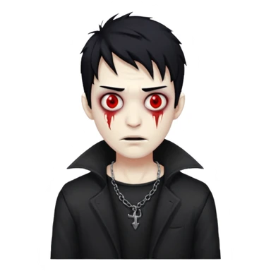 male ghoul (tokyo ghoul) sticker