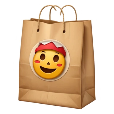 zometo delevery paper bag  sticker