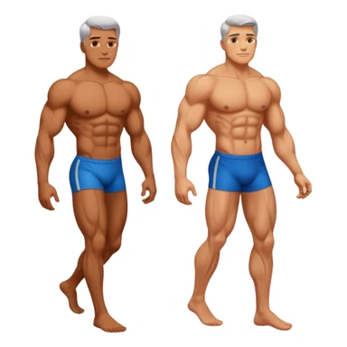 Character shedding an old body like a skin, new one stepping out sticker