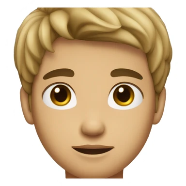 straight black haired boy with tan skin sticker