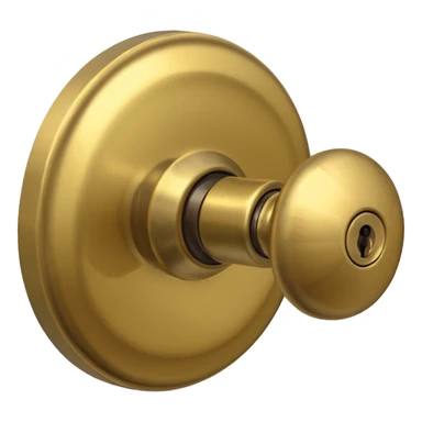 a door knob sticker