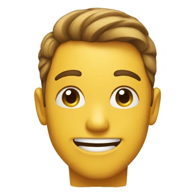 a awkward smiling emoji  sticker