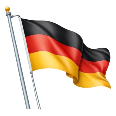 German flag with the text "Done" over it sticker