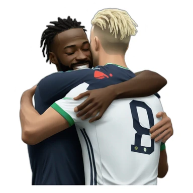 ten hag hug to onana sticker