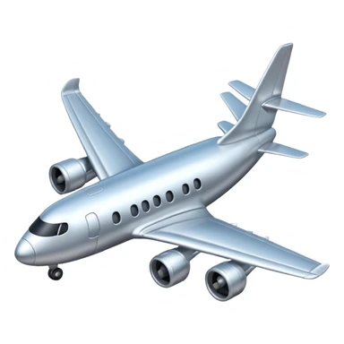 quiero un emoji de avion que sea lo mas real posible sticker