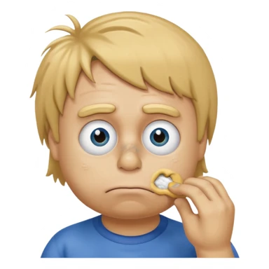 ralph wiggum nose picking sticker